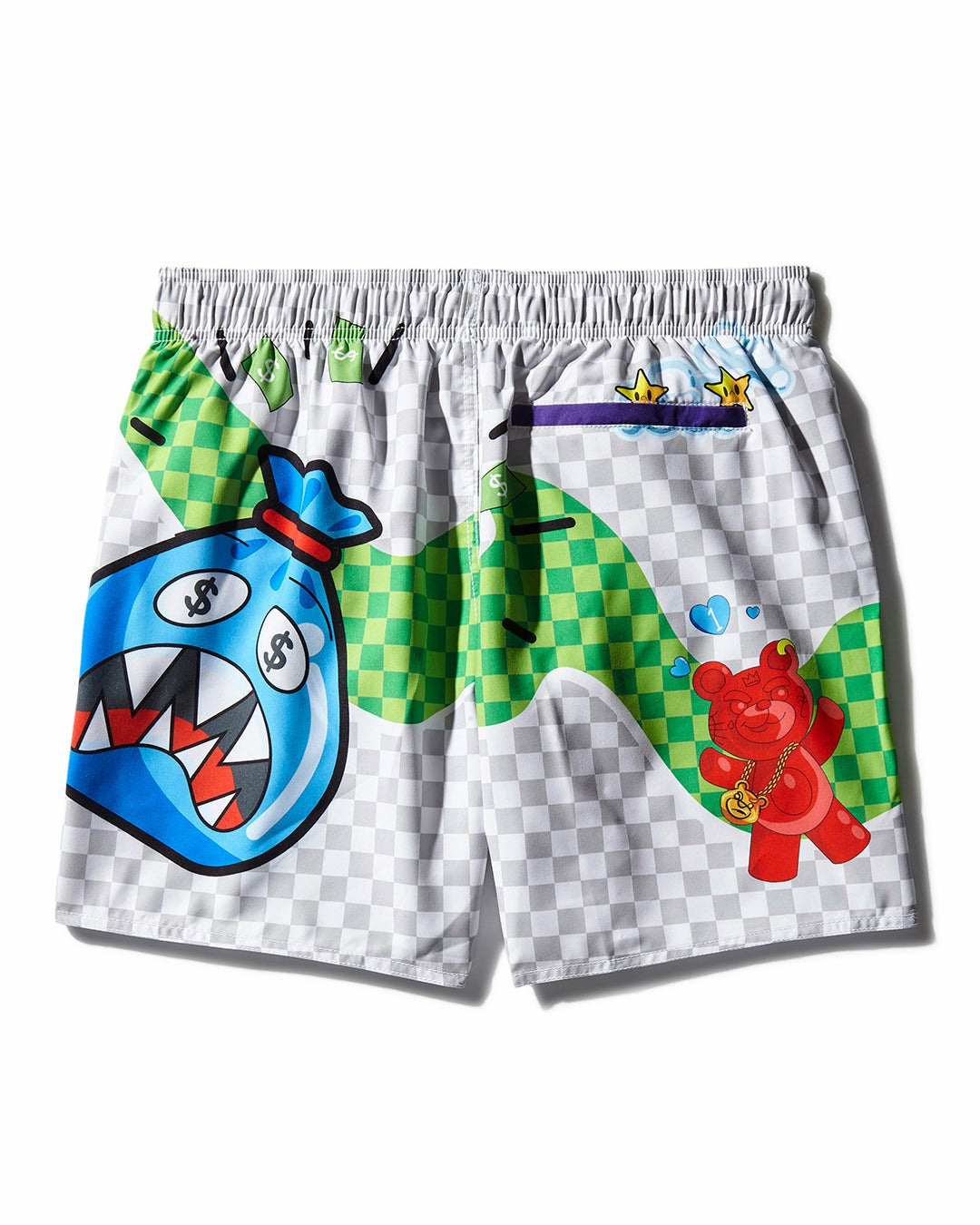 WTF ART SHOTO SWIM TRUNKS | Sprayground Clearance