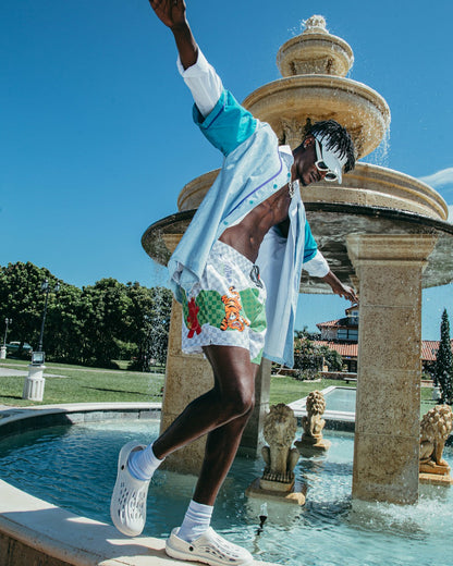 WTF ART SHOTO SWIM TRUNKS | Sprayground Clearance