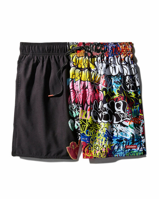 HALF GRAFF SHOTO SWIM TRUNKS | Sprayground Online