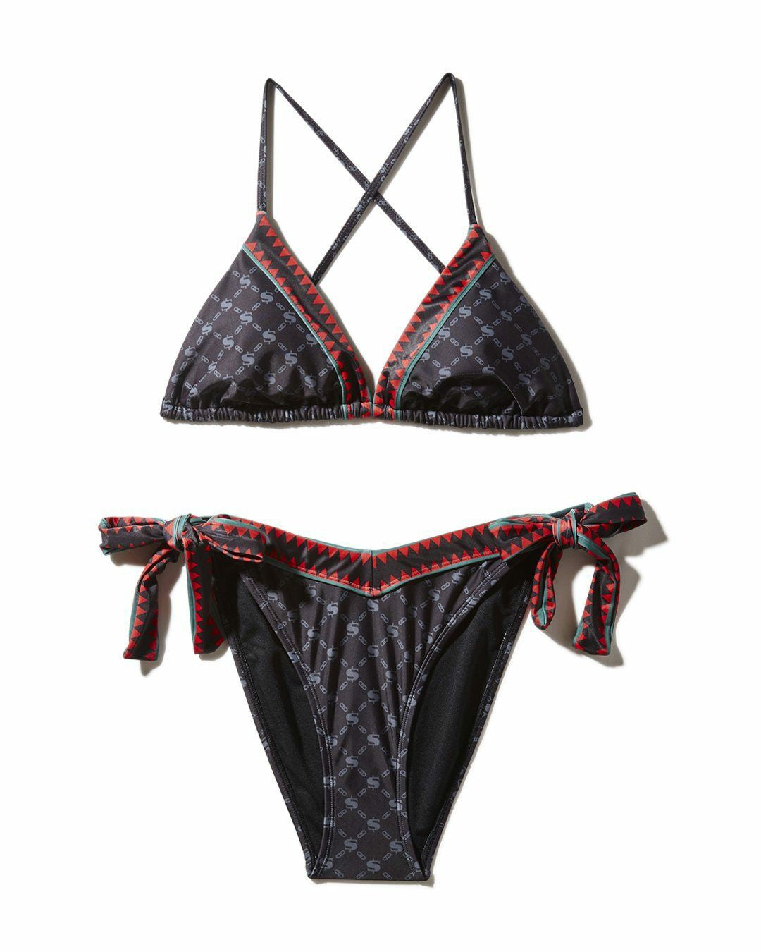 MIDNIGHT MONEY PATTERN BIKINI | Sprayground US