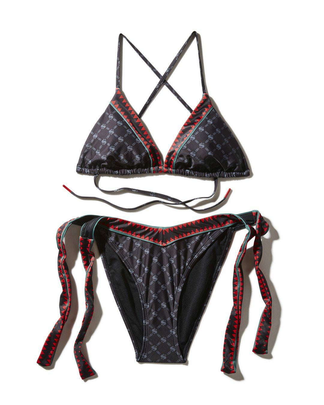 MIDNIGHT MONEY PATTERN BIKINI | Sprayground US