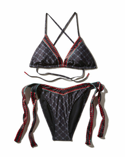MIDNIGHT MONEY PATTERN BIKINI | Sprayground US