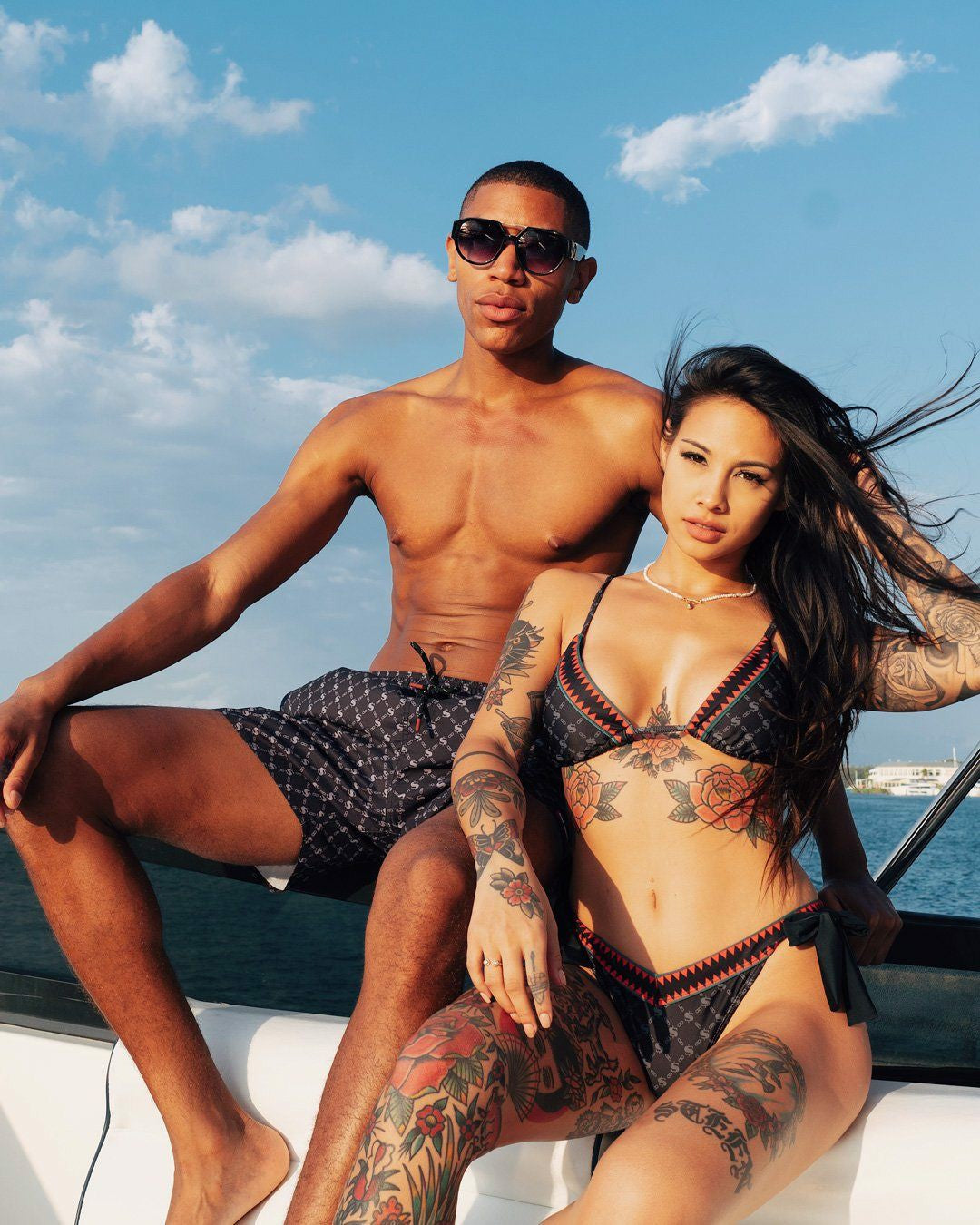 MIDNIGHT MONEY PATTERN BIKINI | Sprayground US