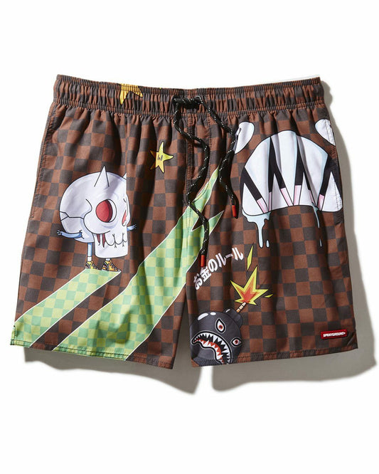 WTF SHARK SHOTO SWIM TRUNKS | Sprayground for sale