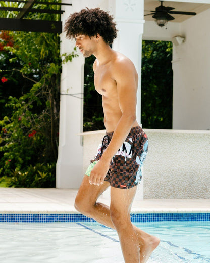 WTF SHARK SHOTO SWIM TRUNKS | Sprayground for sale