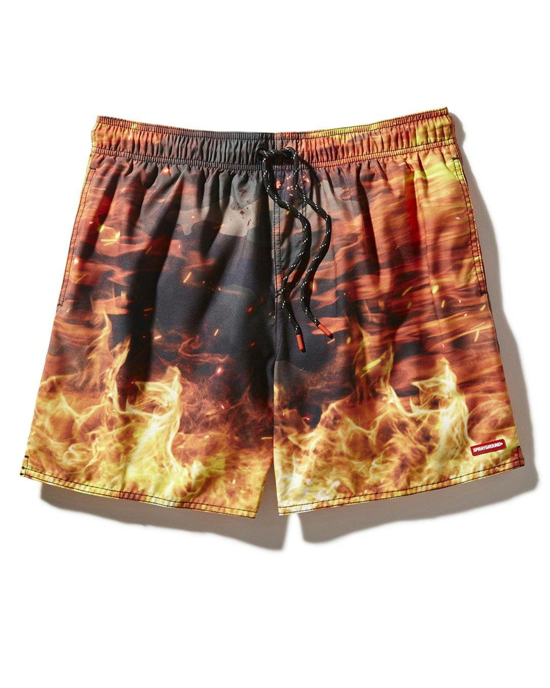 CAMO FIRE SHOTO SWIM TRUNKS | Sprayground Clearance
