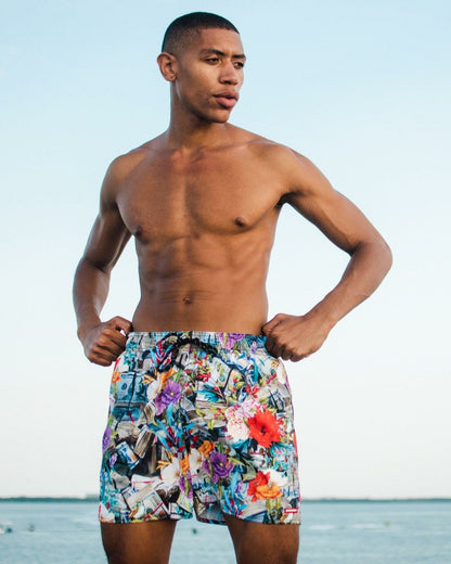 FLORAL MONEY SHOTO SWIM TRUNKS | Sprayground US