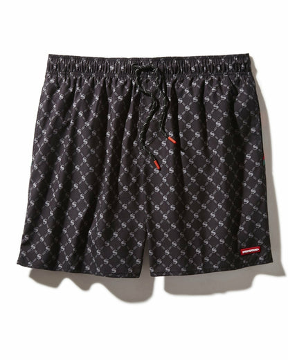 MIDNIGHT MONEY PATTERN SHOTO SWIM TRUNKS | Sprayground Discount