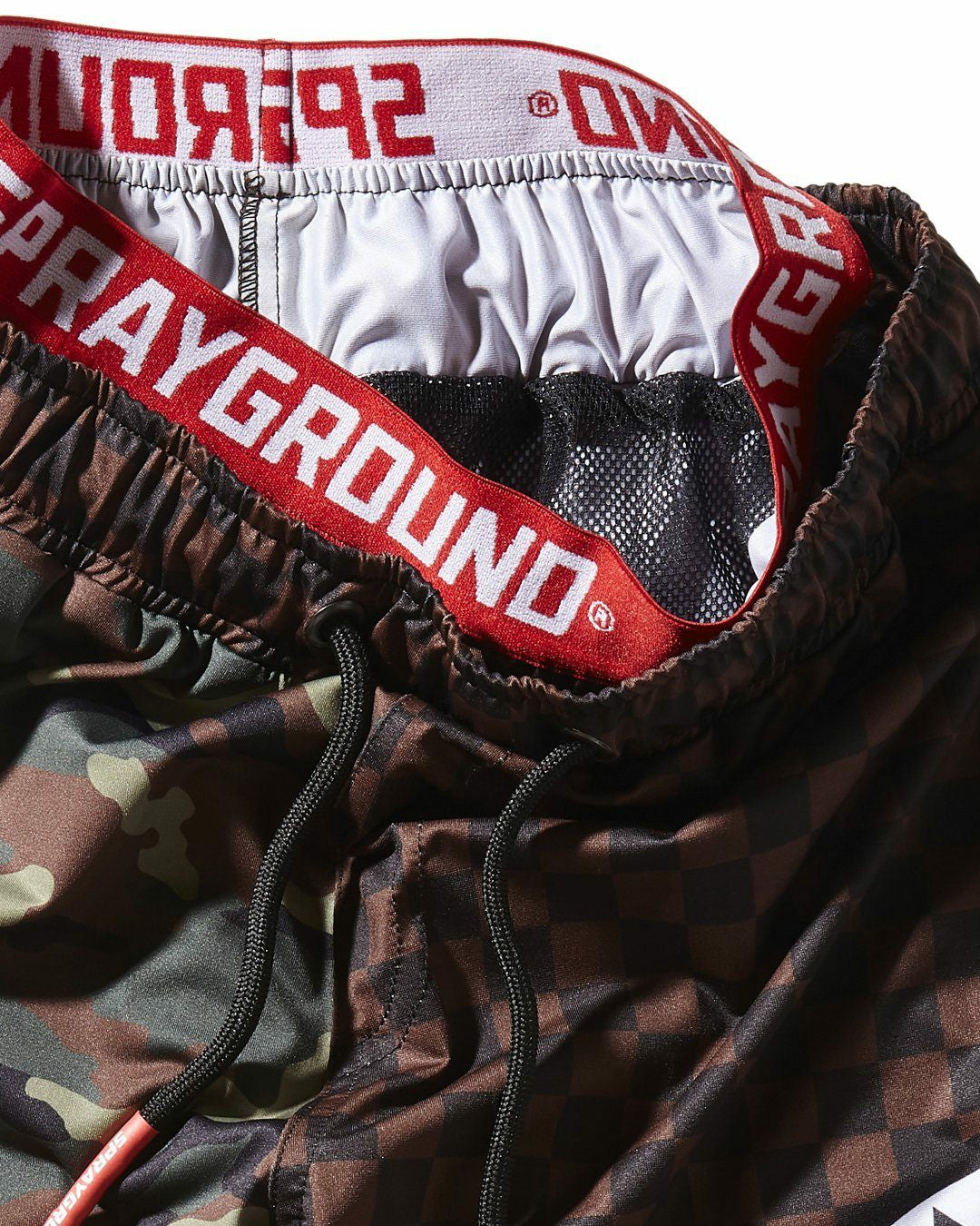 KIDS CHECKS & CAMO SWIM TRUNKS | Sprayground for sale