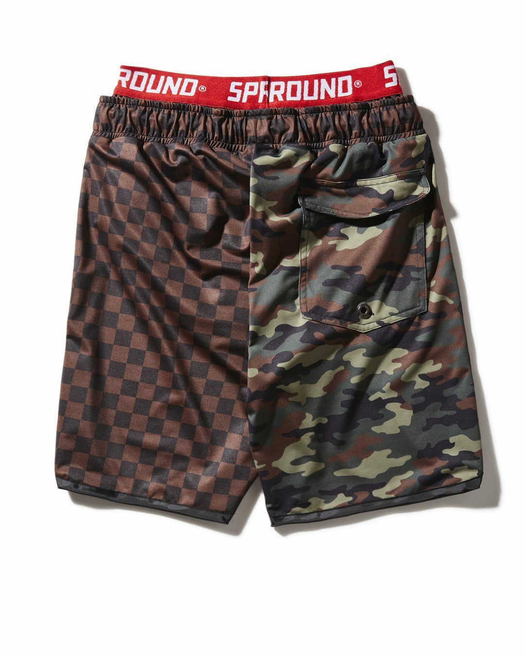 KIDS CHECKS & CAMO SWIM TRUNKS | Sprayground for sale