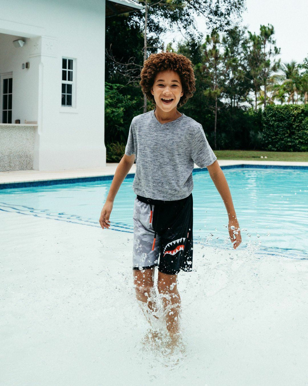 KIDS DAMAGE CONTROL SWIM TRUNKS | Sprayground Clearance