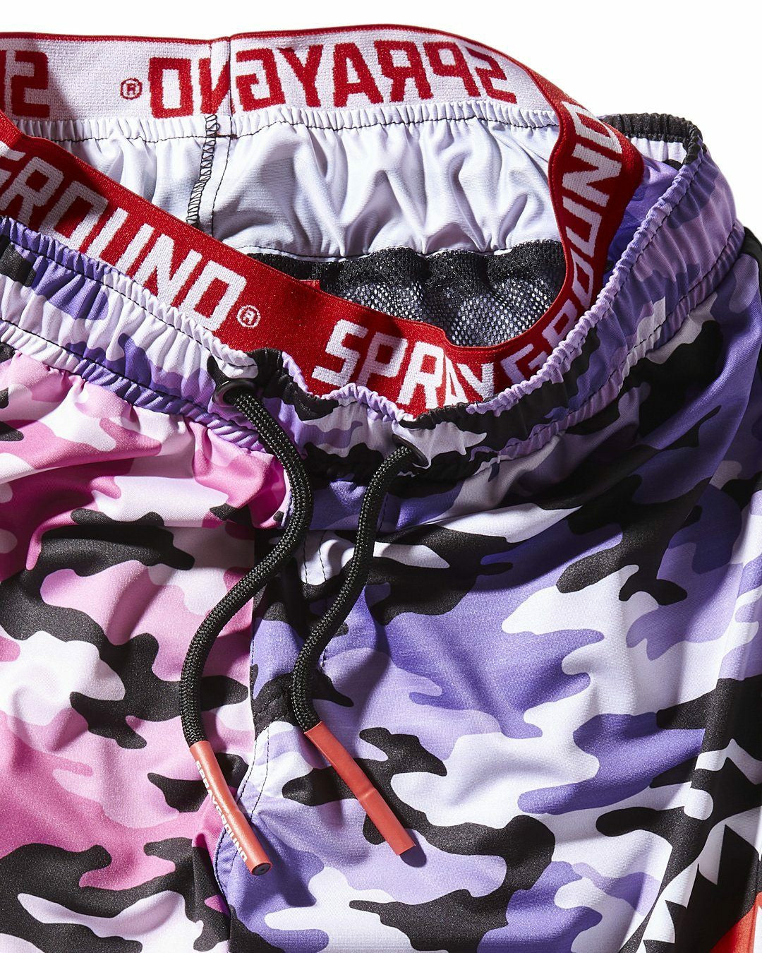 KIDS SPLIT CAMO SWIM TRUNKS | Sprayground Online