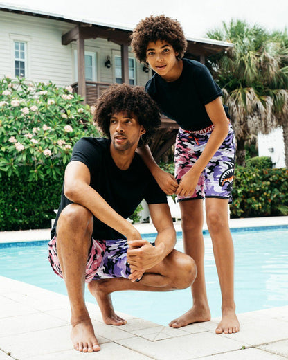 SPLIT CAMO CORTO SWIM TRUNKS | Sprayground for sale