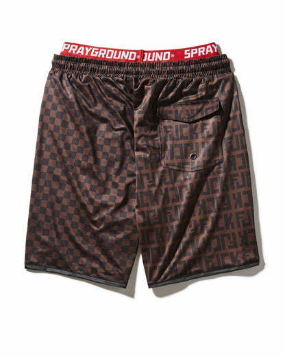 OFFENDED SPLIT THE CHECK CORTO SWIM TRUNKS | Sprayground Online