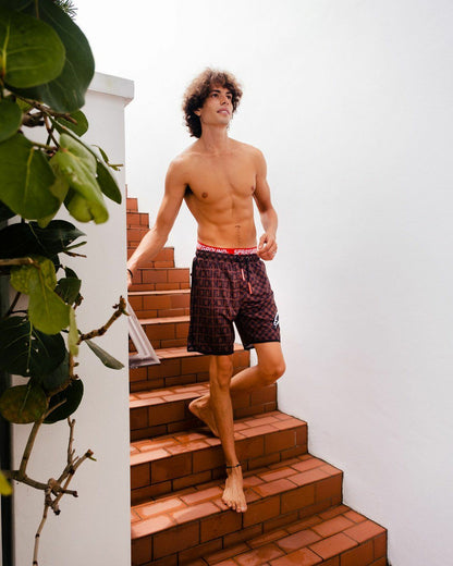 OFFENDED SPLIT THE CHECK CORTO SWIM TRUNKS | Sprayground Online