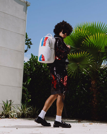 AMERICAN AIRLINES MAXIMUM ALTITUDE BACKPACK (WHITE) | Sprayground for sale