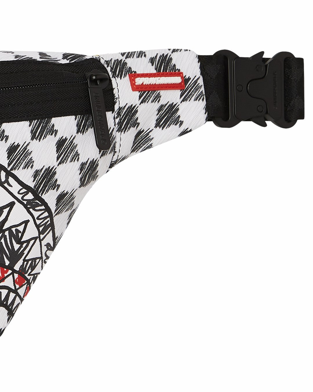 SCRIBBLE DRIBBLE CHECK SAVVY CROSSBODY | Sprayground Online