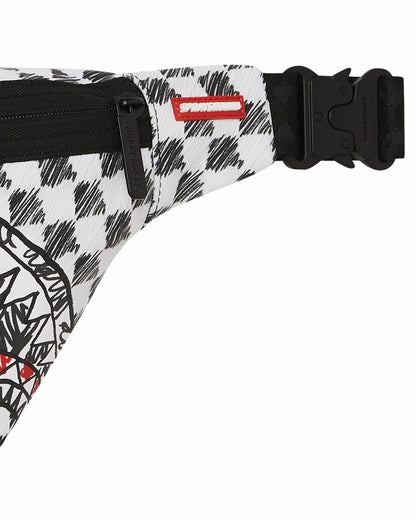 SCRIBBLE DRIBBLE CHECK SAVVY CROSSBODY | Sprayground Online