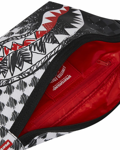 SCRIBBLE DRIBBLE CHECK SAVVY CROSSBODY | Sprayground Online
