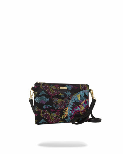EMBROIDERED DRAGONS CROSSOVER CLUTCH | Sprayground for sale