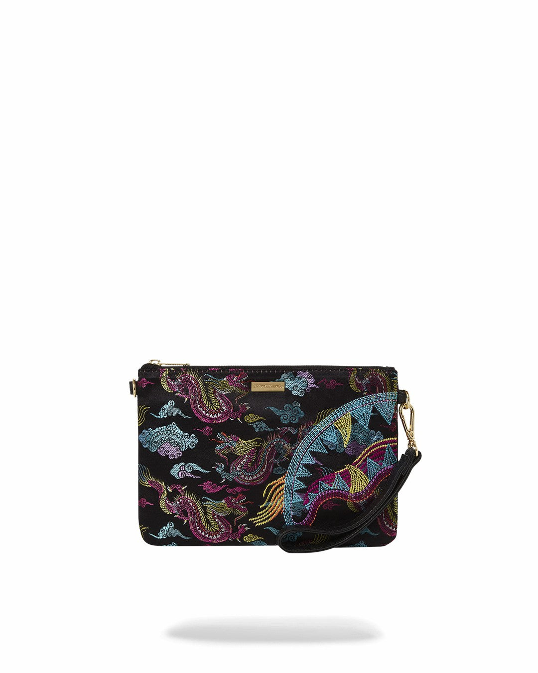 EMBROIDERED DRAGONS CROSSOVER CLUTCH | Sprayground for sale