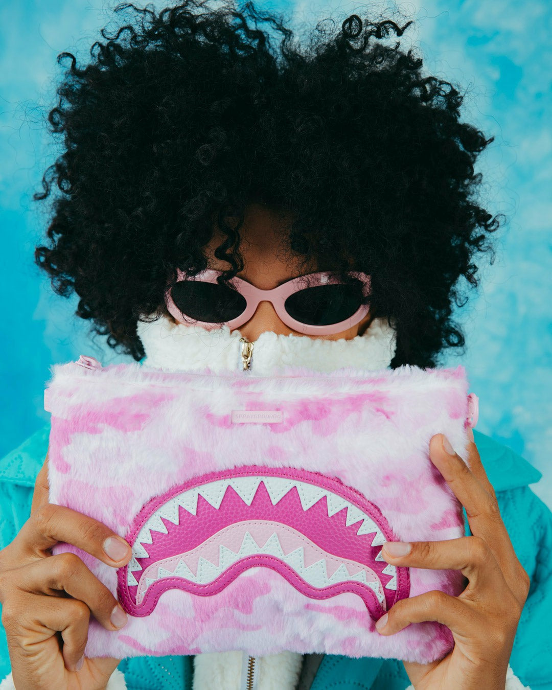 FURRROCIOUS IN PINK CROSSOVER CLUTCH | Sprayground Discount