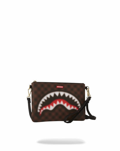 SHARKS IN PARIS BLUR EFFECT CROSSOVER CLUTCH | Sprayground Online