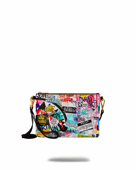 CREATE ANOTHER DAY CROSSOVER CLUTCH W/ SHOULDER STRAP | Sprayground Clearance
