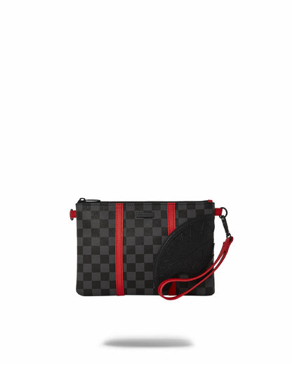 MONACO SHARK CLUB CROSSOVER CLUTCH W/ SHOULDER STRAP | Sprayground sale