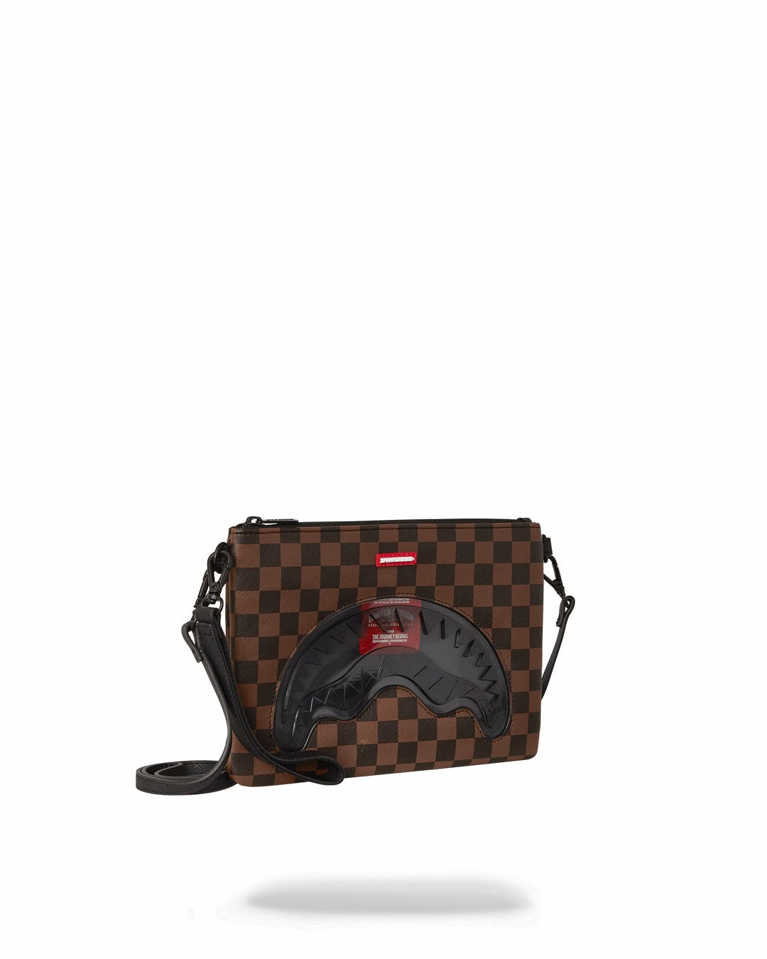 SHARKS IN PARIS CLEAR FOR TAKEOFF CROSSOVER CLUTCH WITH STRAP | Sprayground for sale
