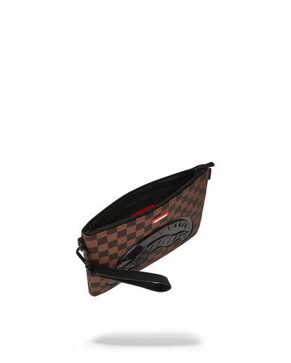 SHARKS IN PARIS CLEAR FOR TAKEOFF CROSSOVER CLUTCH WITH STRAP | Sprayground for sale