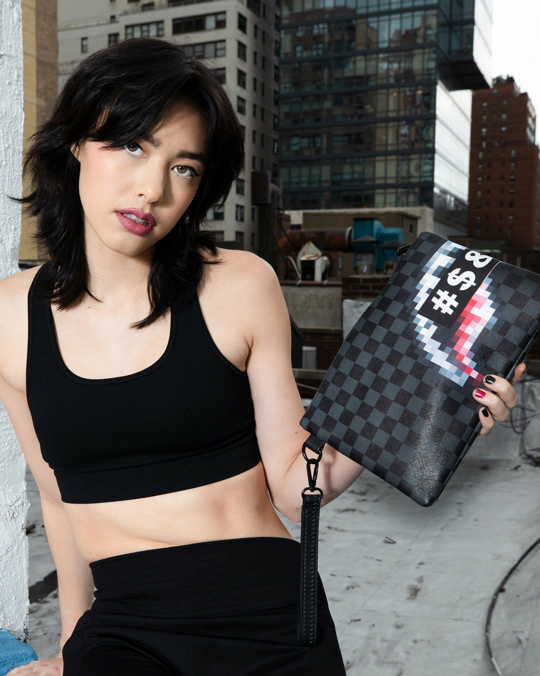 WHAT THE BEEP' SHARK CROSSOVER CLUTCH
 | Sprayground for sale