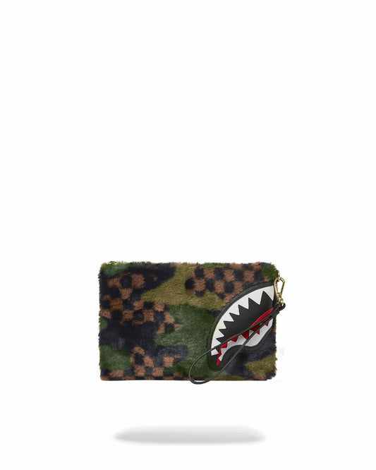 BIG SKY FUR SHARK CROSSOVER CLUTCH | Sprayground US