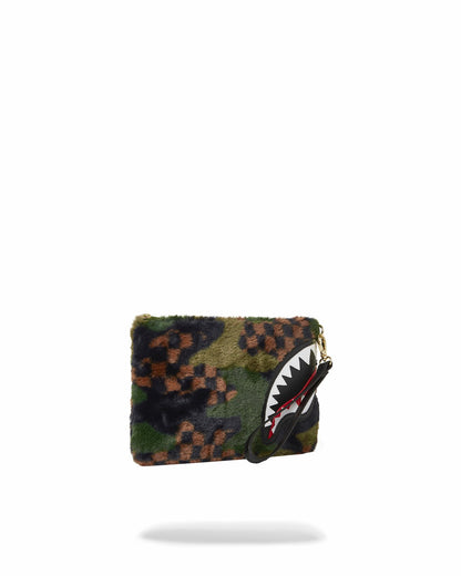 BIG SKY FUR SHARK CROSSOVER CLUTCH | Sprayground US