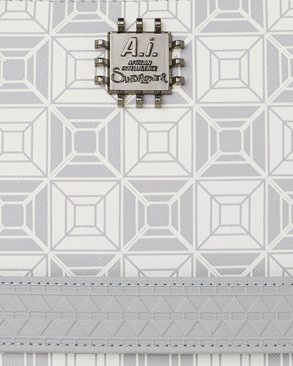 A.I.8 AFRICAN INTELLIGENCE BOOKED & BUSY CROSSOVER CLUTCH | Sprayground for sale