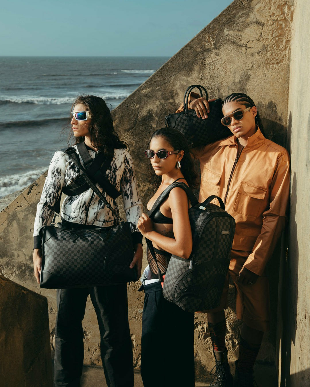 MIDNIGHT CHATEAU MINI PYRAMID DUFFLE | Sprayground for sale