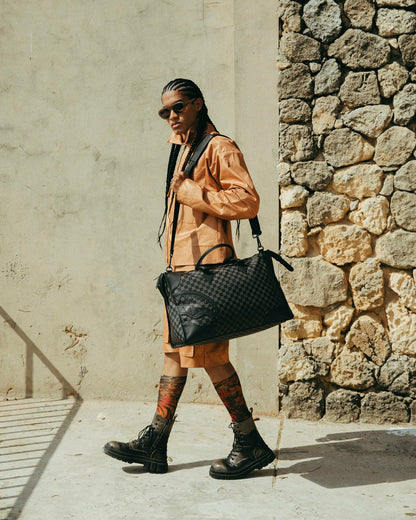 MIDNIGHT CHATEAU PYRAMID DUFFLE | Sprayground Clearance
