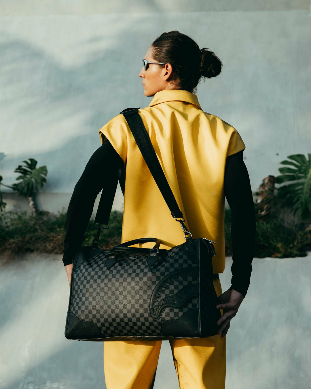 MIDNIGHT CHATEAU PYRAMID DUFFLE | Sprayground Clearance