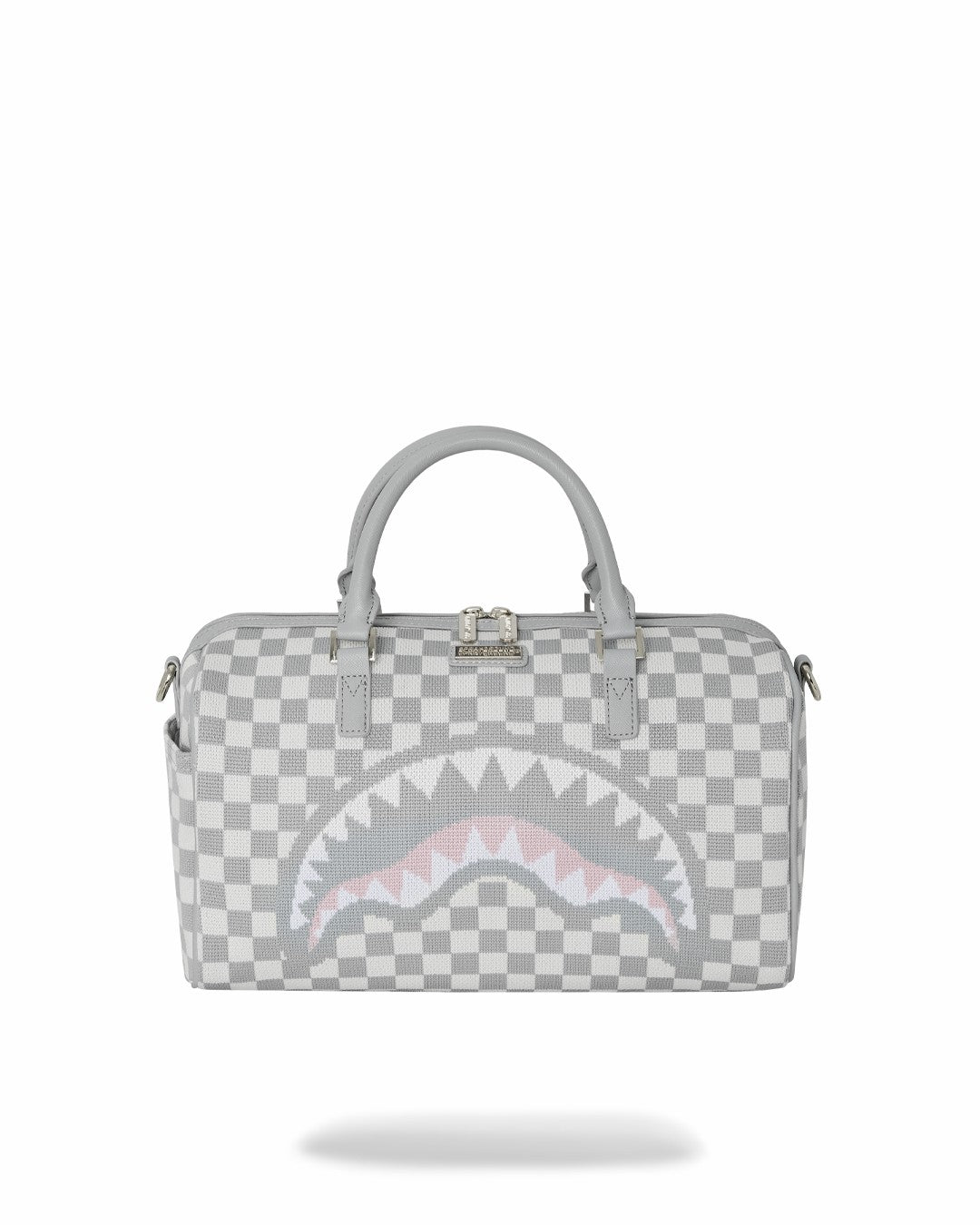 KNIT SHARKS IN PARIS IN CREAM MINI DUFFLE | Sprayground US