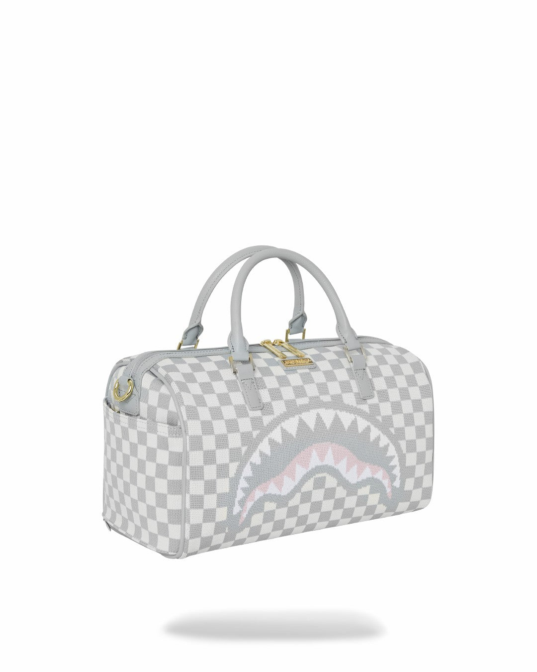 KNIT SHARKS IN PARIS IN CREAM MINI DUFFLE | Sprayground US