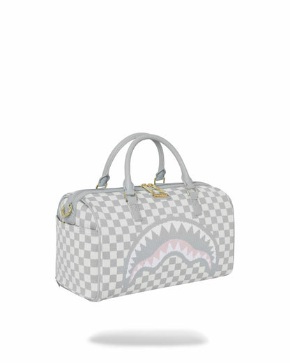 KNIT SHARKS IN PARIS IN CREAM MINI DUFFLE | Sprayground US