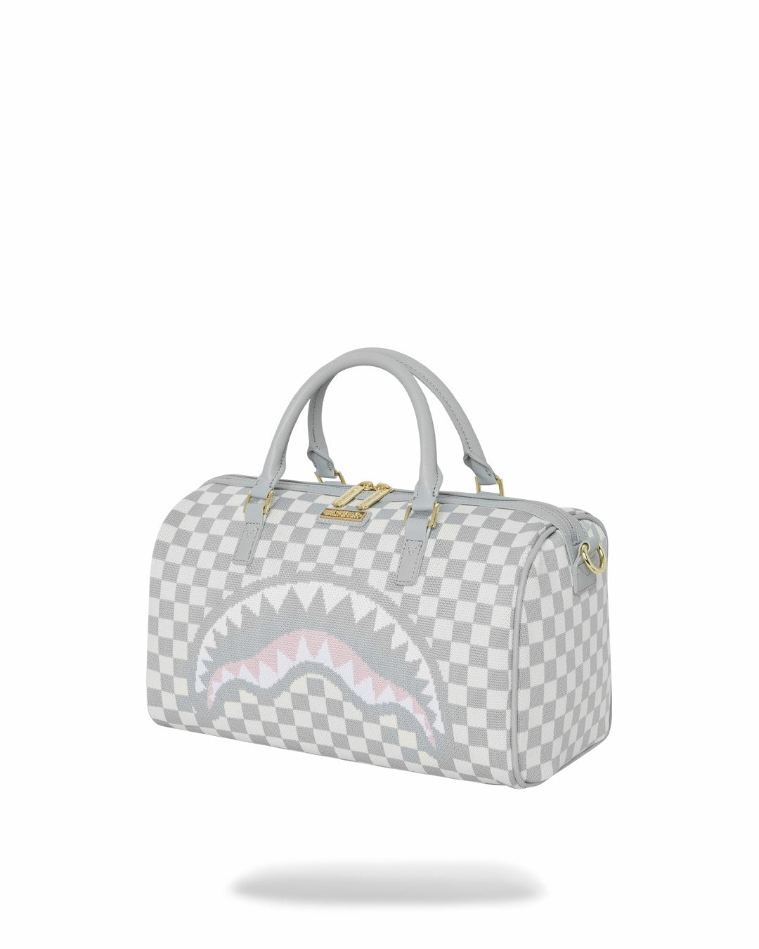 KNIT SHARKS IN PARIS IN CREAM MINI DUFFLE | Sprayground US
