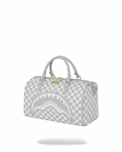 KNIT SHARKS IN PARIS IN CREAM MINI DUFFLE | Sprayground US