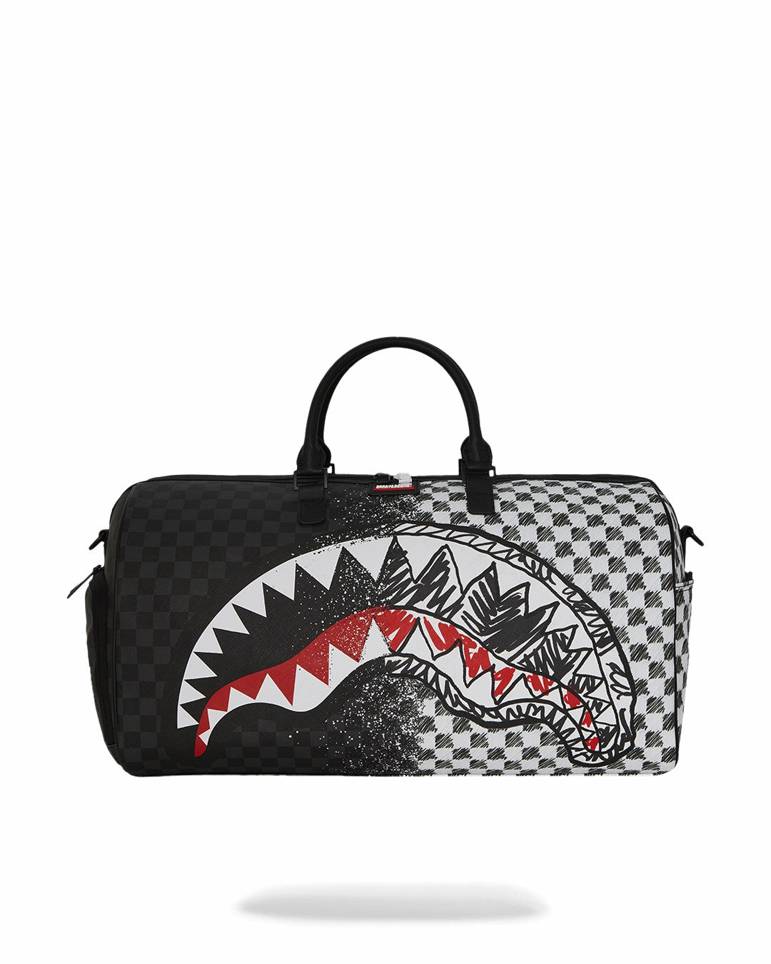 SCRIBBLE DRIBBLE CHECK DUFFLE | Sprayground Online