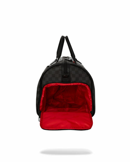 SCRIBBLE DRIBBLE CHECK DUFFLE | Sprayground Online
