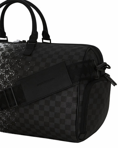 SCRIBBLE DRIBBLE CHECK DUFFLE | Sprayground Online