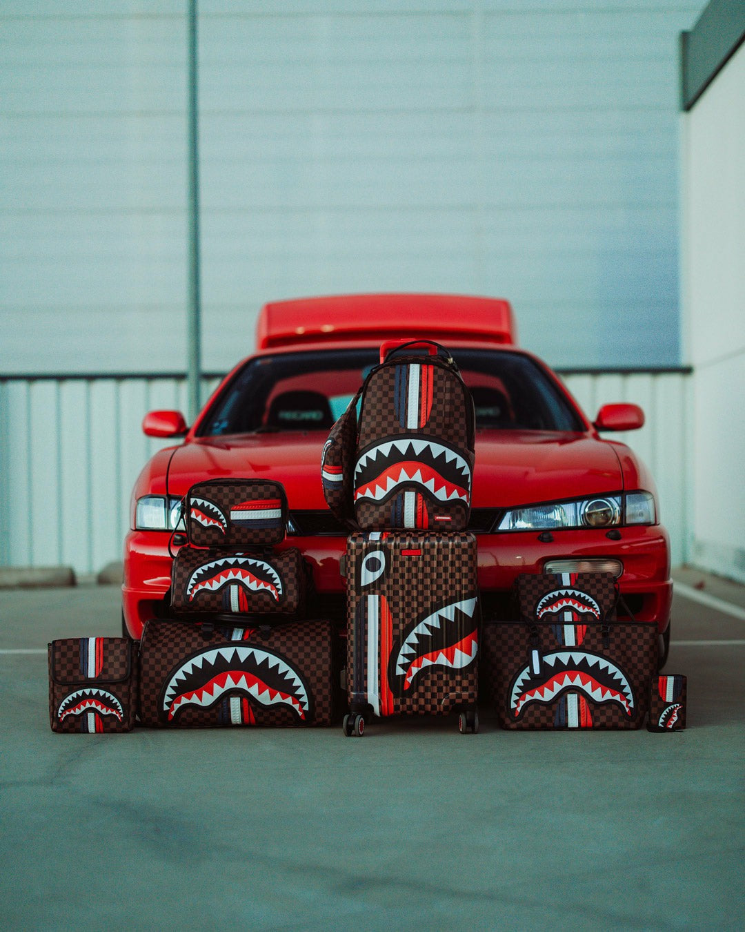 SHARKS IN PARIS GT MINI DUFFLE | Sprayground sale