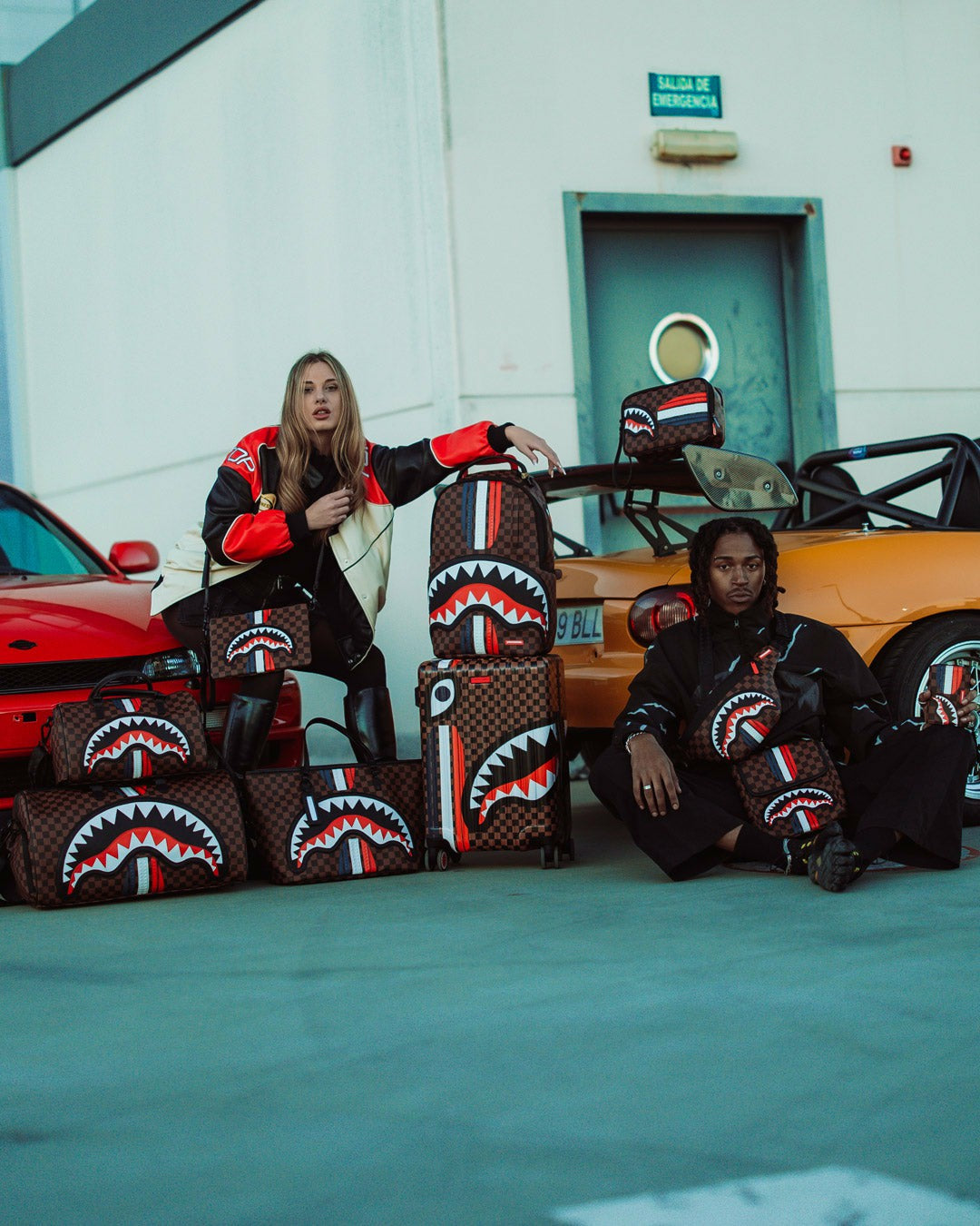 SHARKS IN PARIS GT MINI DUFFLE | Sprayground sale
