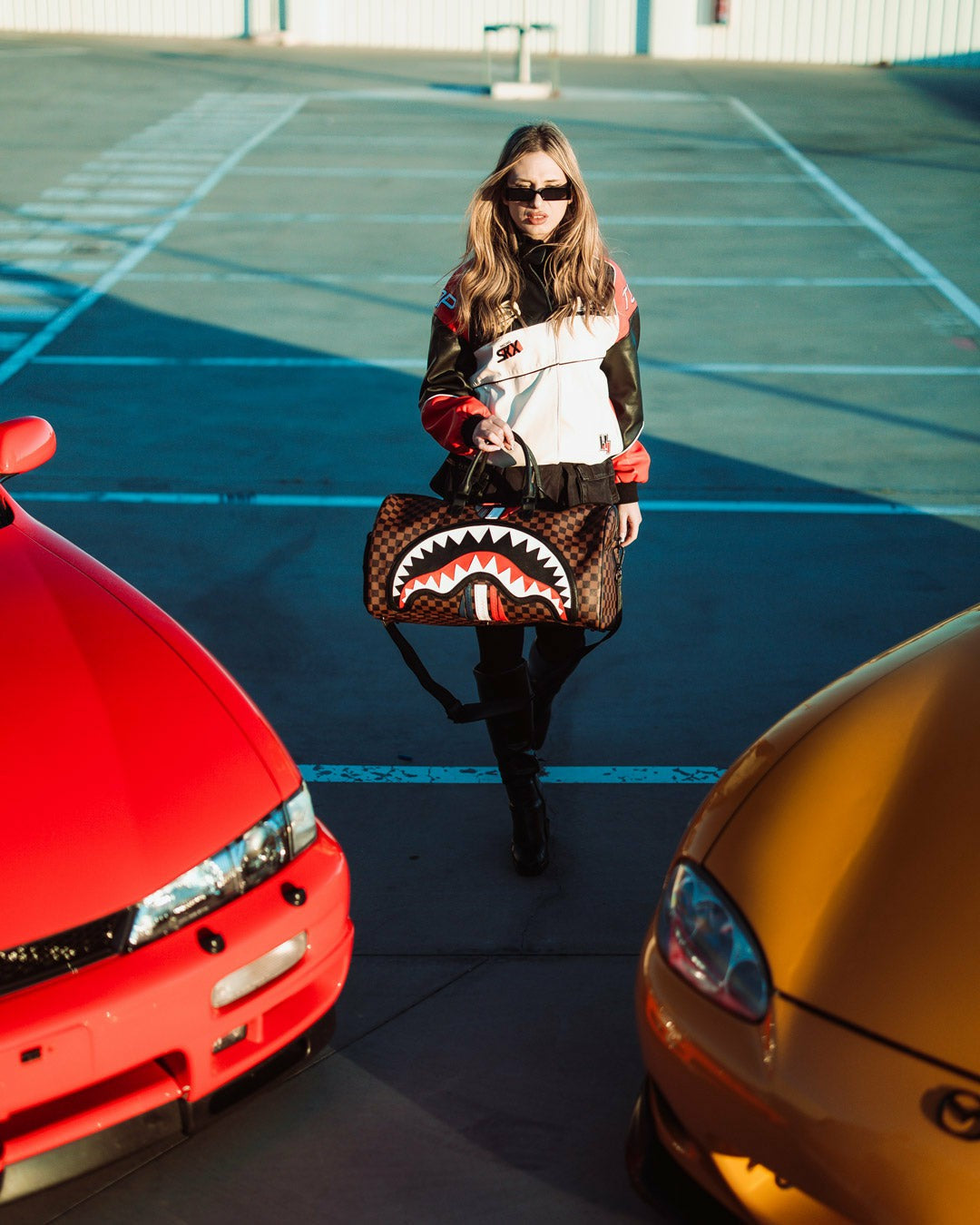 SHARKS IN PARIS GT DUFFLE | Sprayground Discount