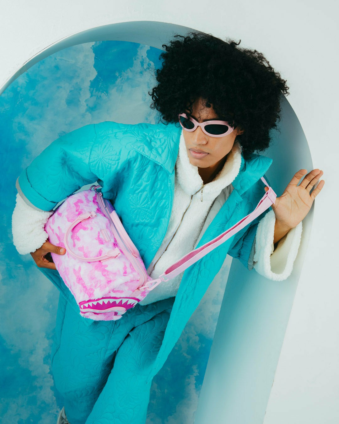 FURRROCIOUS IN PINK MINI DUFFLE | Sprayground Clearance